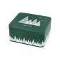 Boite à biscuits de Noël rectangulaire Petite- Décor Joyeux Noël - 15 cm Boite à biscuits de Noël rectangulaire Petite- Décor Joyeux Noël - 15 cm