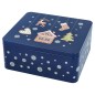 Boite à gâteaux de Noël rectangulaire grande - Décor Noël - 21 cm Boite à gâteaux de Noël rectangulaire grande - Décor Noël - 21 cm