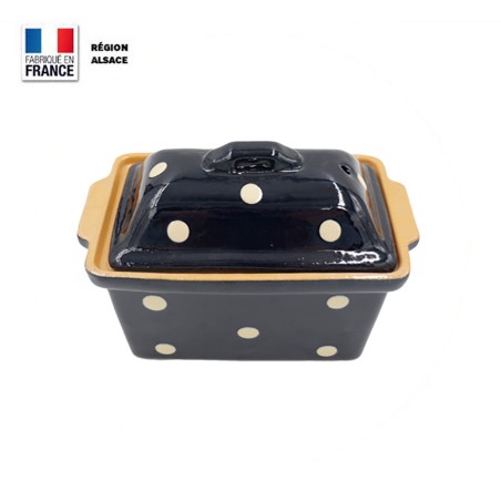 Terrine à Foie Gras - Bleue à pois