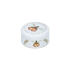 Boite à gâteaux de Noël ronde Mini -  Décor Noël - 12 cm