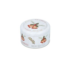 Boite à gâteaux de Noël ronde Petite-  Décor Noël - 14 cm