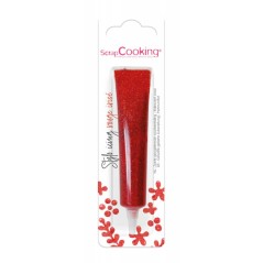 Stylo de pâtisserie glaçage Rouge irisé