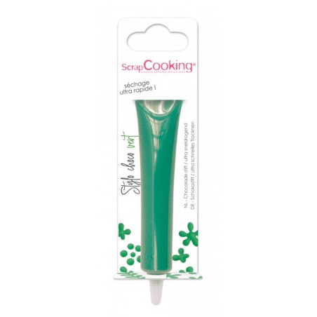 Stylo de pâtisserie glaçage Vert goût chocolat