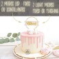 Cake Topper Happy Birthday à LED