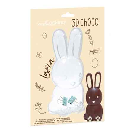 Moule Lapin 3D à chocolat