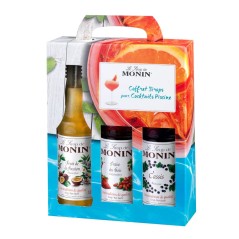 Coffret sirops Monin pour Cocktails Piscine - 3 x 25 cl