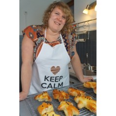 Tablier Keep Calm and Eat Bredele