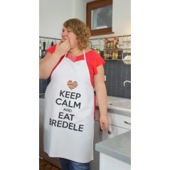 Tablier Keep Calm and Eat Bredele