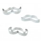 Lot de 3 Emporte-pièces Moustache