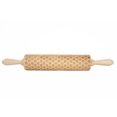 Rouleau à Pâtisserie Gravé en Bois Forme Patte