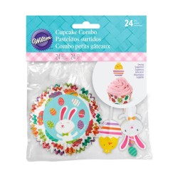 Caissettes à muffins et Décors de Lapin et Poussin