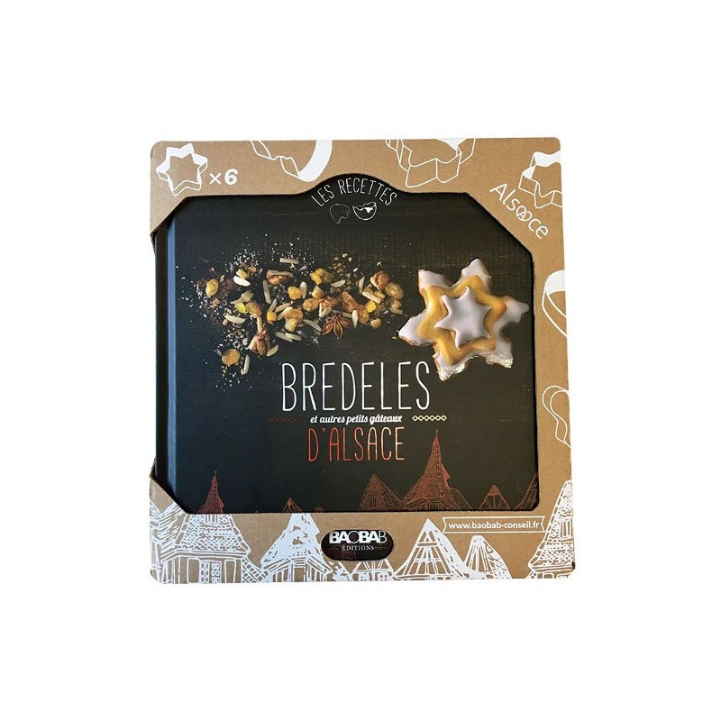 Coffret Livre Recettes Bredeles et Emporte-pièces