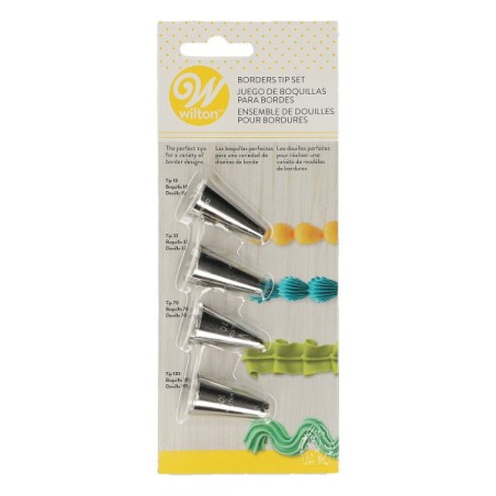 Lot de 4 Douilles Pâtisserie Bordures