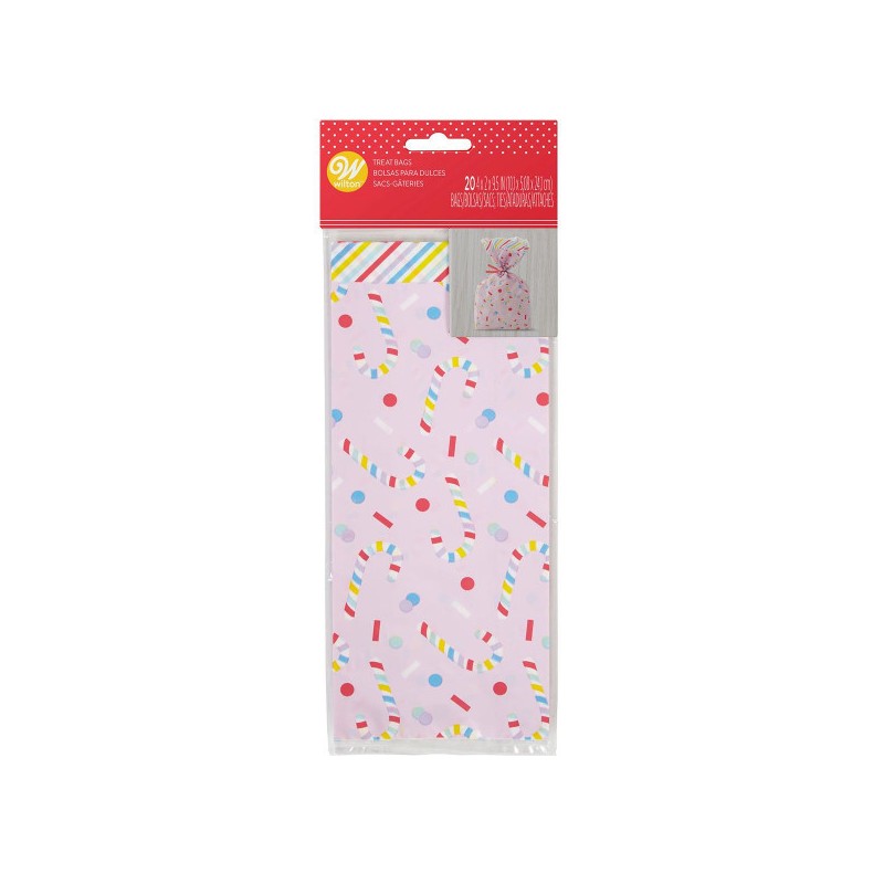 20 Sachets décor Canne à Sucre 20 Sachets décor Canne à Sucre