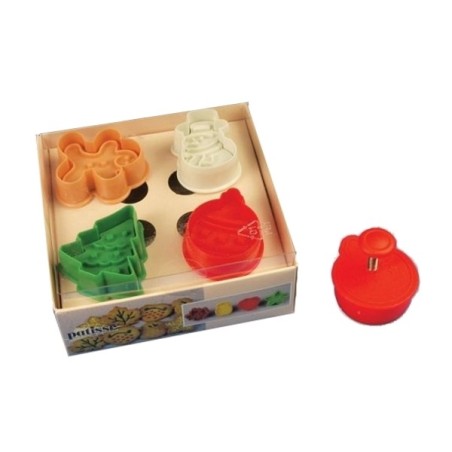 Emporte-pièces Poussoir Animaux (Lot de 4)