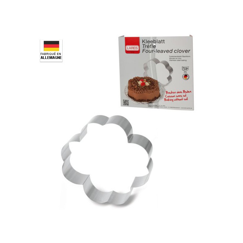 Cercle à Pâtisserie Trèfle 4 feuilles