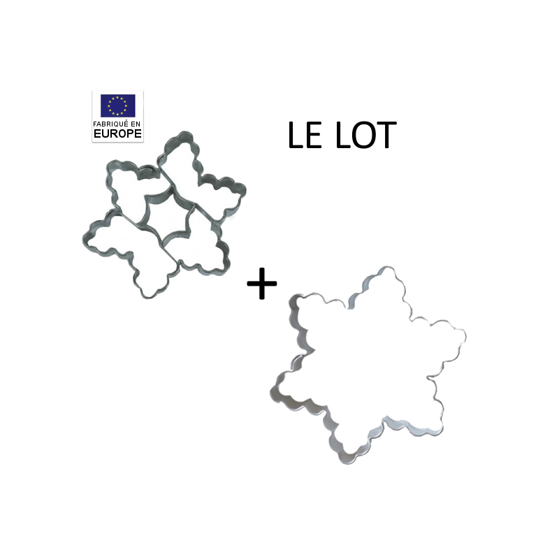 Emporte-pièce Sablé Fourré : Flocon de Noël