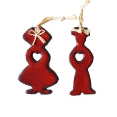 Couple d'alsaciens en céramique