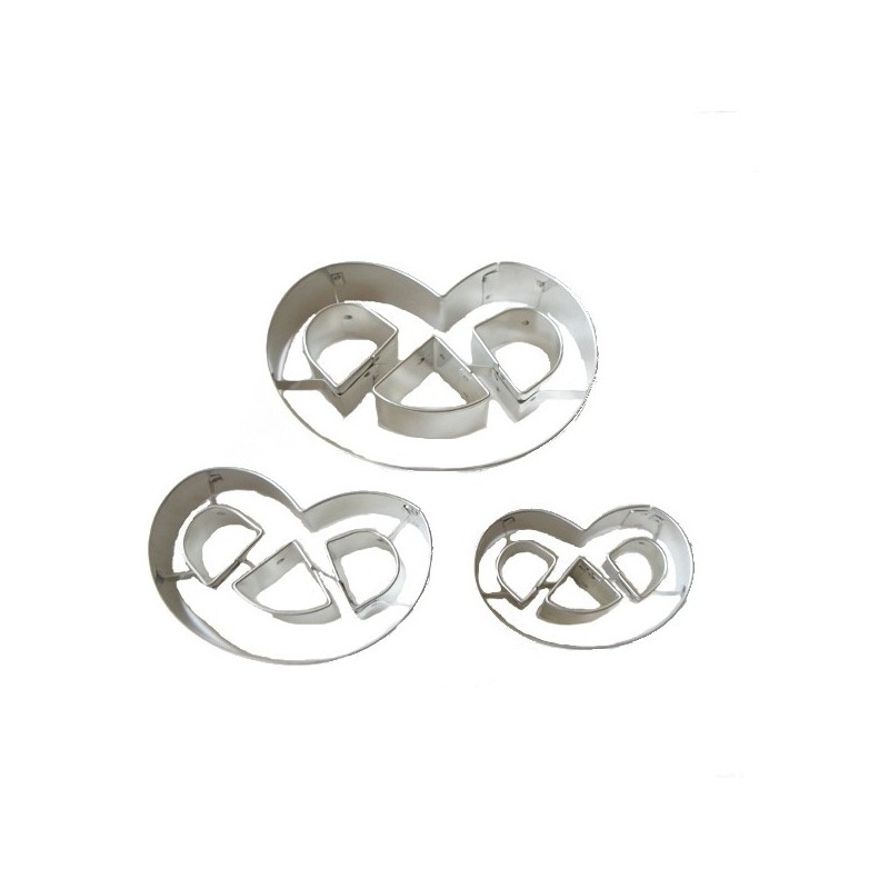 Emporte-pièces Bretzel (Lot de 3)