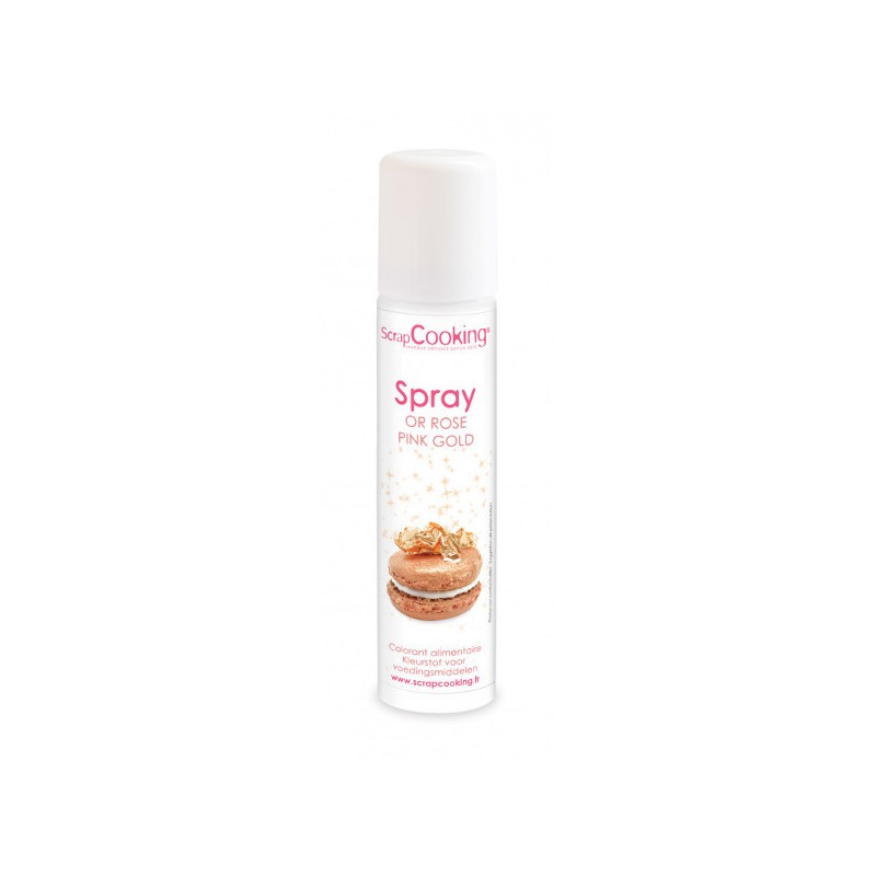 Spray Alimentaire Or Rose