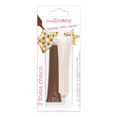 Stylos de pâtisserie goût chocolat