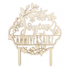 Cake Topper joyeux anniversaire