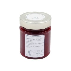 Pot de confiture à la fraise citron vert et basilic