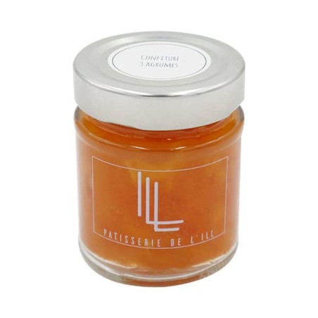 Pot de confiture aux trois agrumes