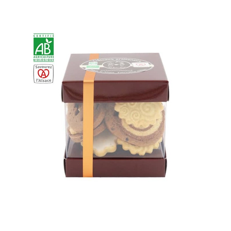 Assortiment de sablés alsaciens bio - grande boîte