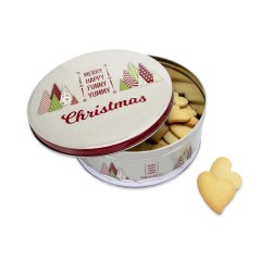 Boite à biscuits de Noël ronde grande