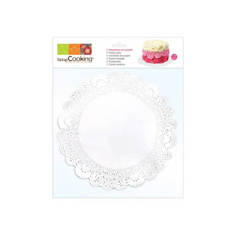 Napperons en papier blanc Napperons en papier blanc