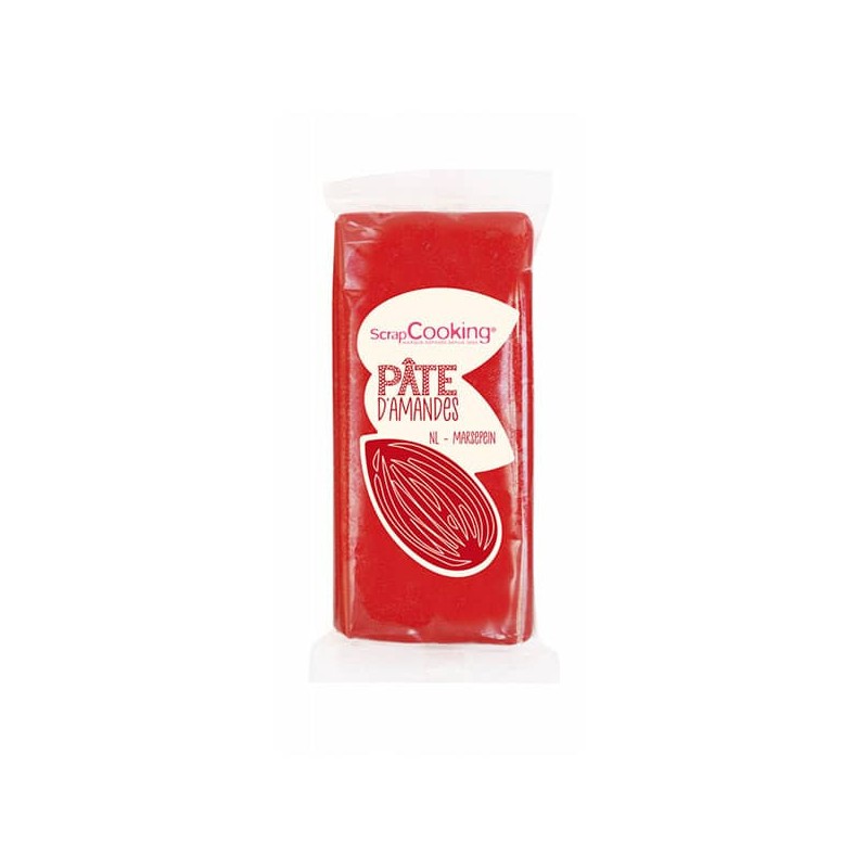 Pâte d'amandes rouge 200 g