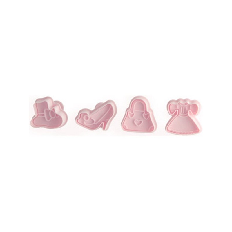 Emporte-pièce Poussoir pour fille (Lot de 4)