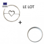 Emporte-pièce Sablé Fourré : Cercle avec Coeur Emporte-pièce Sablé Fourré : Cercle avec Coeur