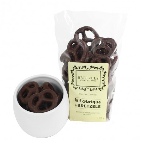 Bretzels au Chocolat Noir