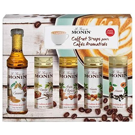 Coffret sirops Monin pour Cafés Aromatisés