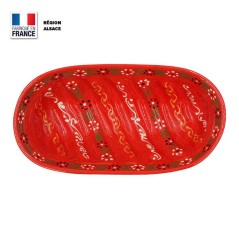 Moule à Langhopf avec Décor Rouge Intérieur