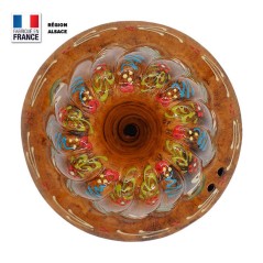 Moule à Kouglof Faux Bois 18 cm Décor Cigogne