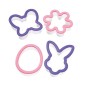 Emporte-pièces thème de Pâques (Lot de 4) Emporte-pièces thème de Pâques (Lot de 4)