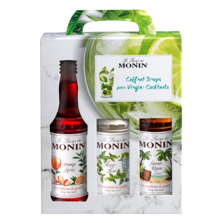 Coffret sirops Monin pour Virgin Cocktails - 3 x 25 cl