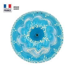 Moule à Kouglof Turquoise 12 cm Décor Coeur