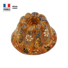 Moule à Kouglof Faux Bois 12 cm Décor Margurites