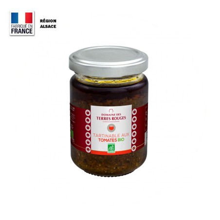 Tartinable aux Tomates Bio - 120 g - Domaine des Terres Rouges