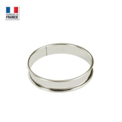 Cercle à tarte en inox 16 cm h.2 cm