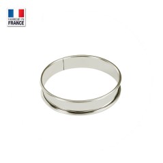 Cercle à tarte en inox 12 cm h.2 cm