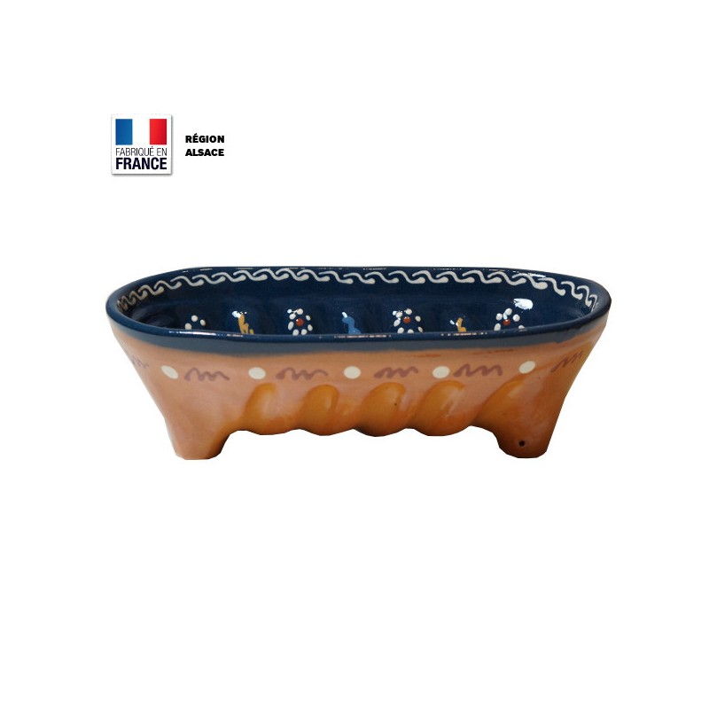 Moule à Langhopf avec Décor Bleu Intérieur