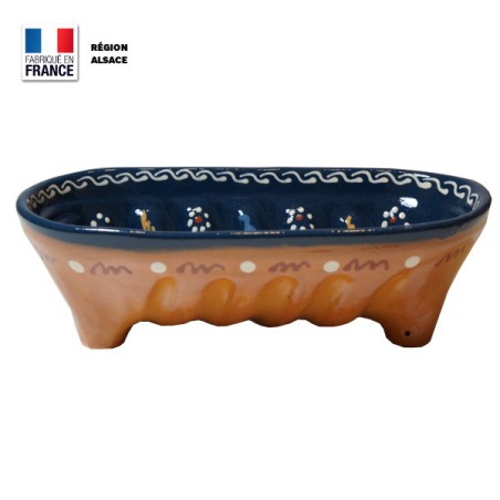 Moule à Langhopf avec Décor Bleu Intérieur