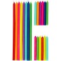 20 Bougies d'anniversaire Multicolores
