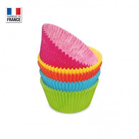 Caissettes à Muffins 5 couleurs assorties