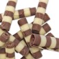 Rouleaux au chocolat noir et blanc -  Décor en chocolat - 100 g